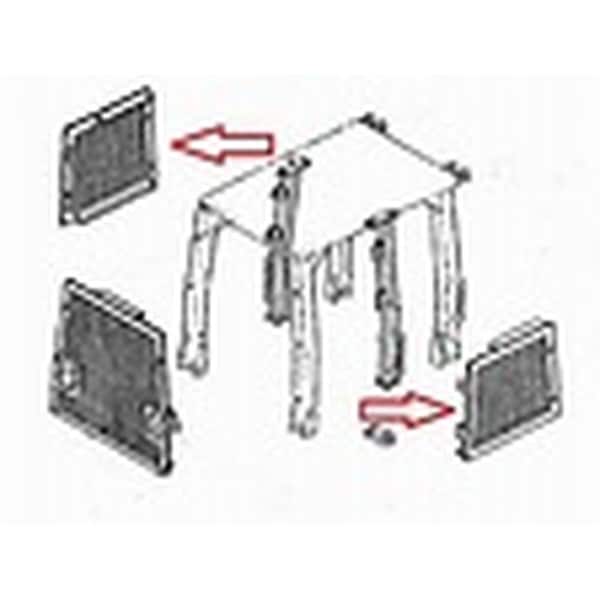 Aftermarket AT312408 side screens, RH And LH sold as a set only Fits John Deere 450J, 550J, AT312408-PVE - main